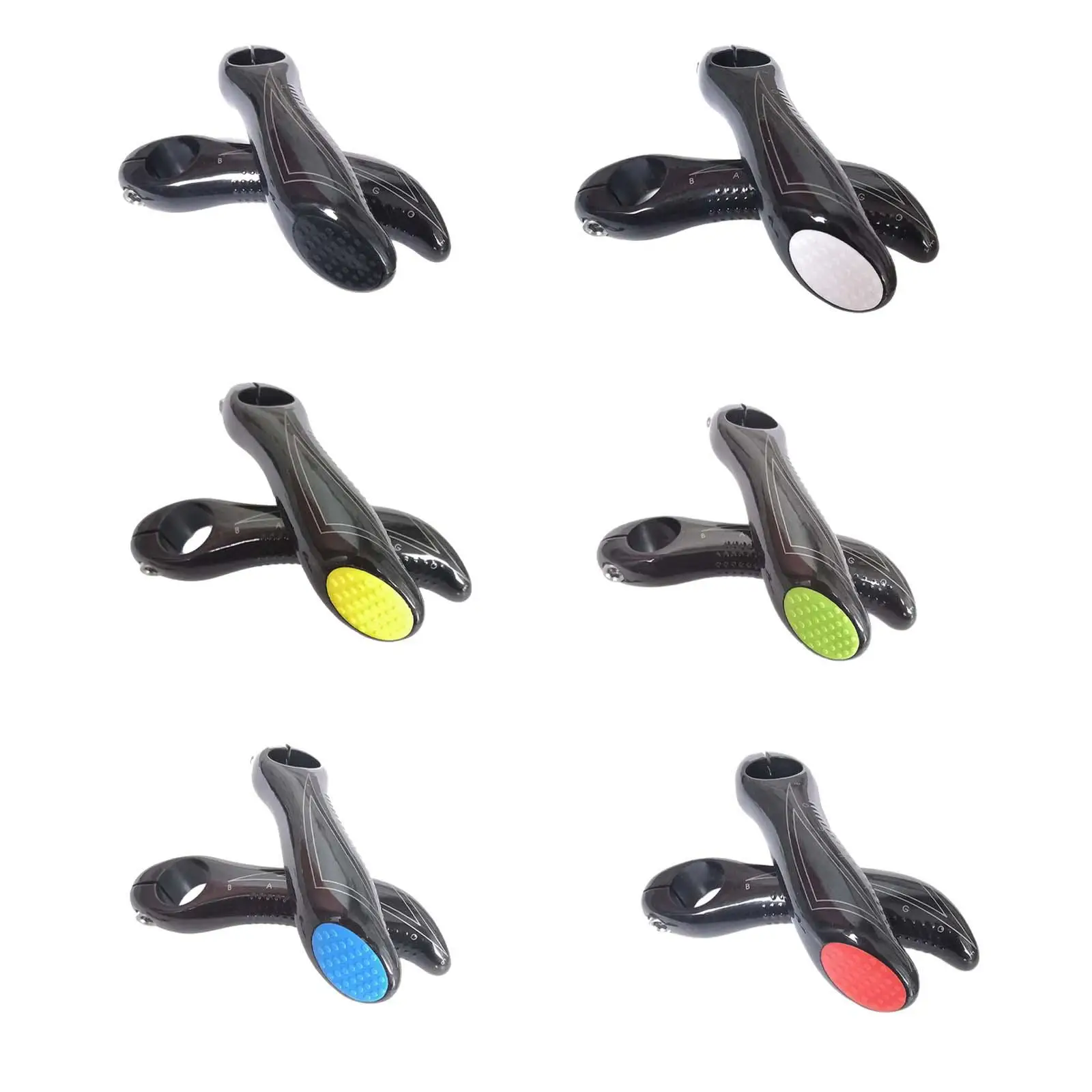 1 Pair Mountain Bike Handlebar Ends 22.2mm Bicycle Bar Ends Handle Bar Grips Cycling Accessories for Road MTB Cover Handle