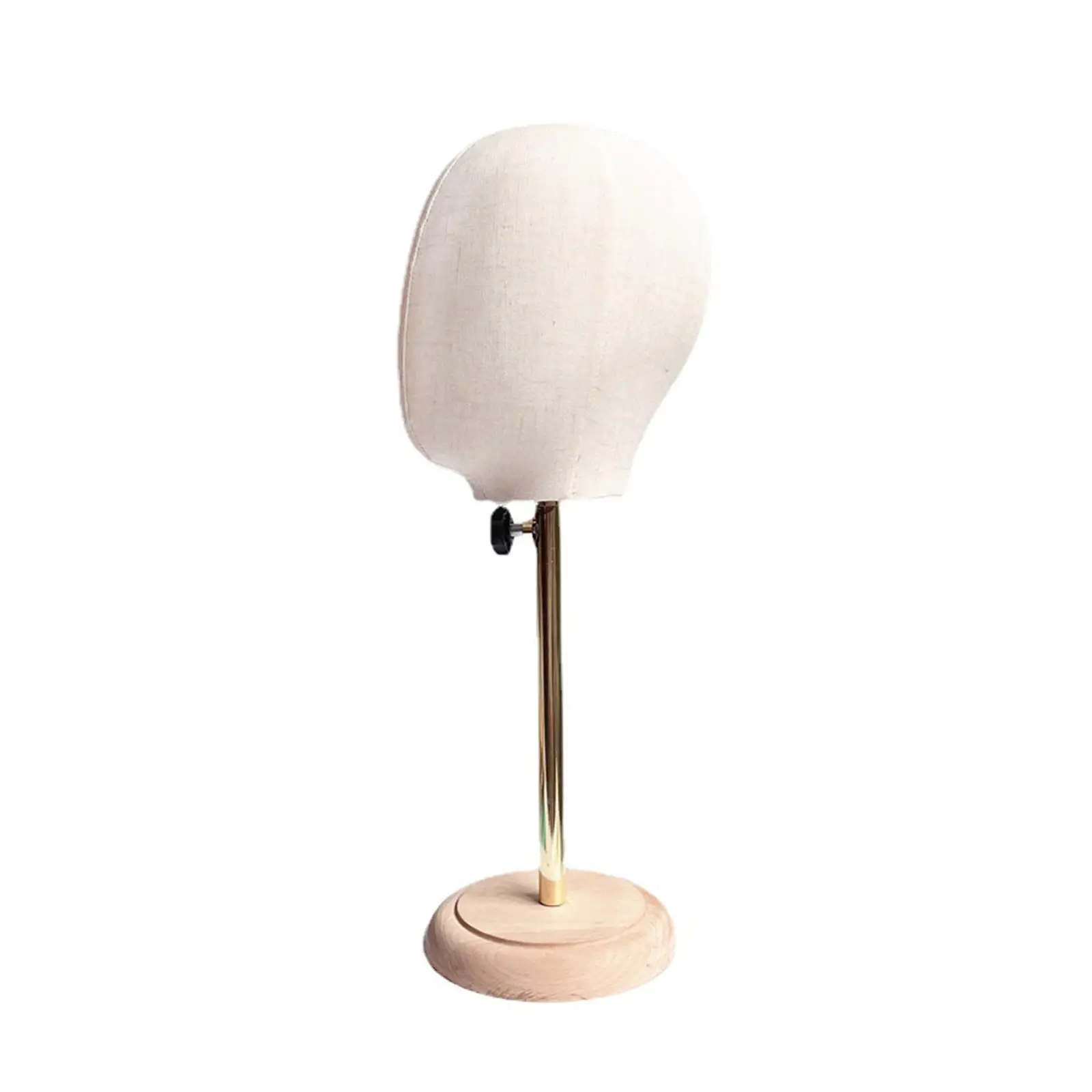 Hat Display Stand Mannequin Head Model Display Holders with Wood Base for Drying