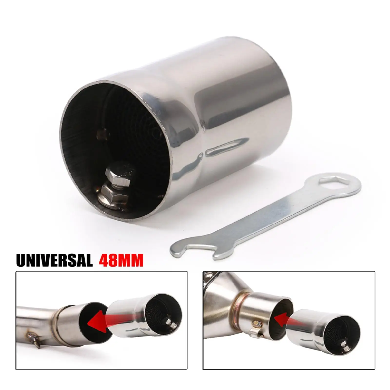 Universal Motorcycle Exhaust Accessories Replace Parts Exhaust Parts Pipe for Motorcycles