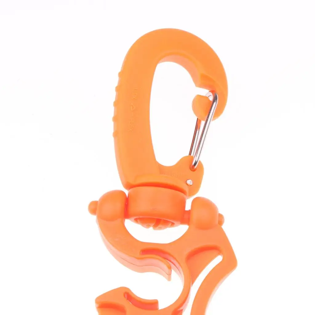 2 Pieces Diving Double Dive  Retainer Keeper Swivel Clip Snorkeling