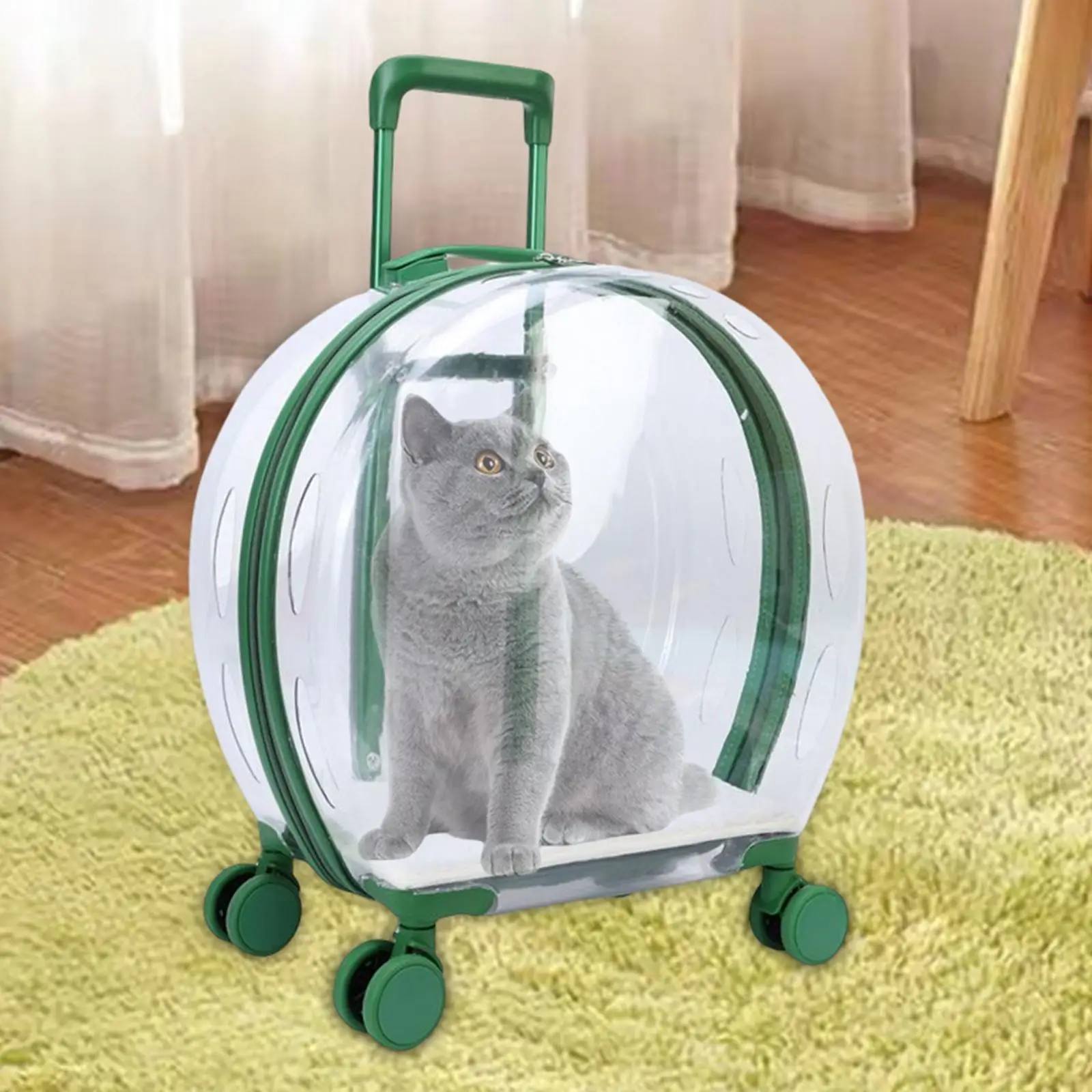  Cats Dogs Air Box Space   Suitcase Pet Trolley Case Carrier