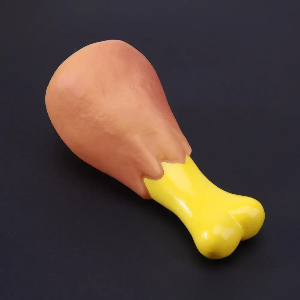 Pet Dog Toy Rubber Chicken Leg Puppy Sound Squeaker Chew Toys for Dogs Puppy Cat Interactive Pet Supplies Dog Products