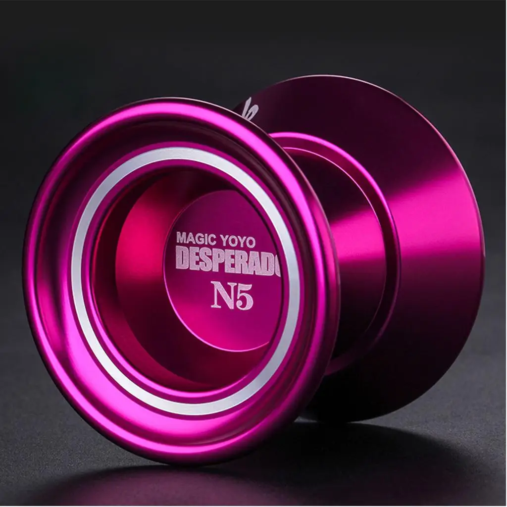  N5 Professional Unresponsive Alloy Yoyo Concave Bearing - Purple