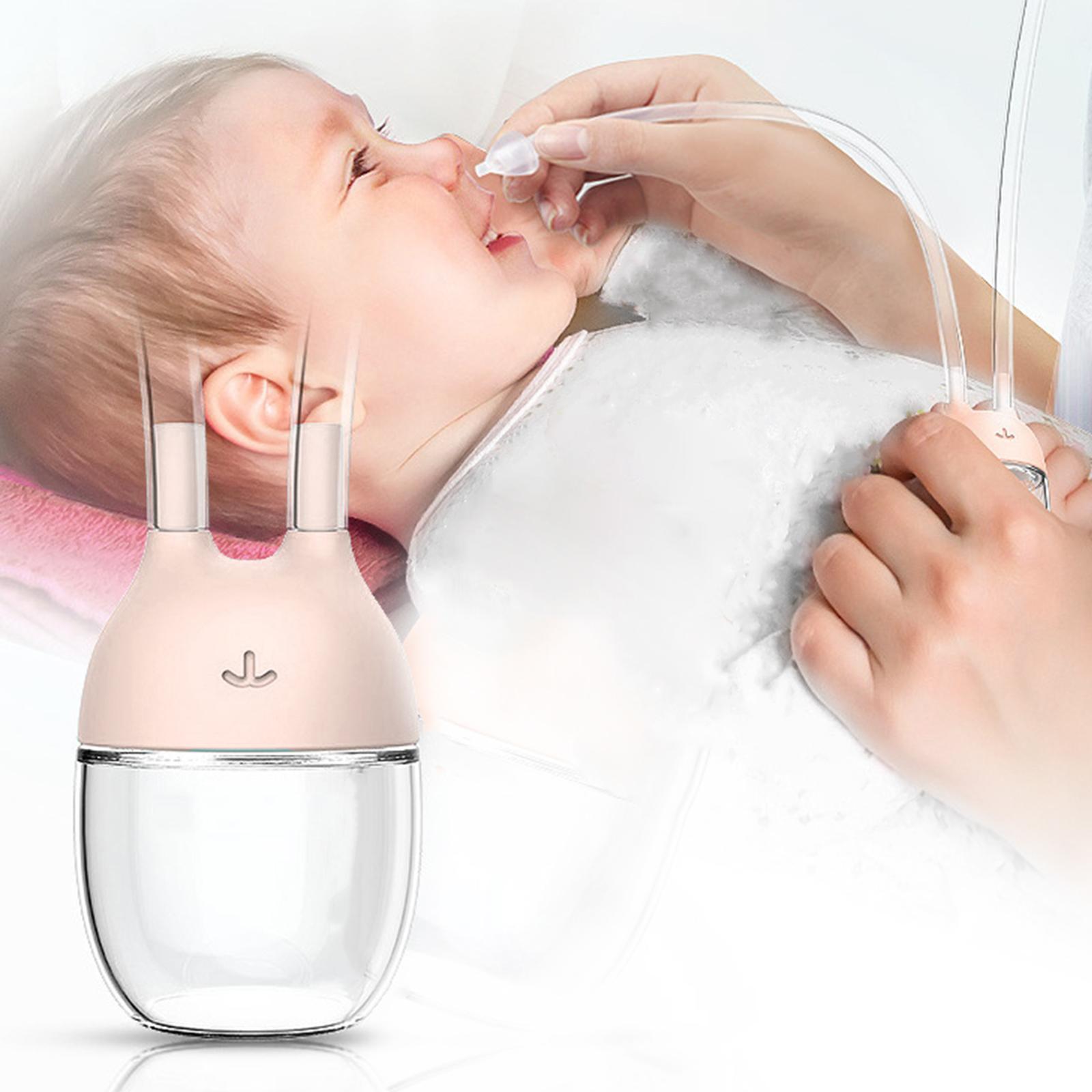 Baby Nasal Aspirator Kids Booger Mucus Sucker , Simple and Reliable Soft