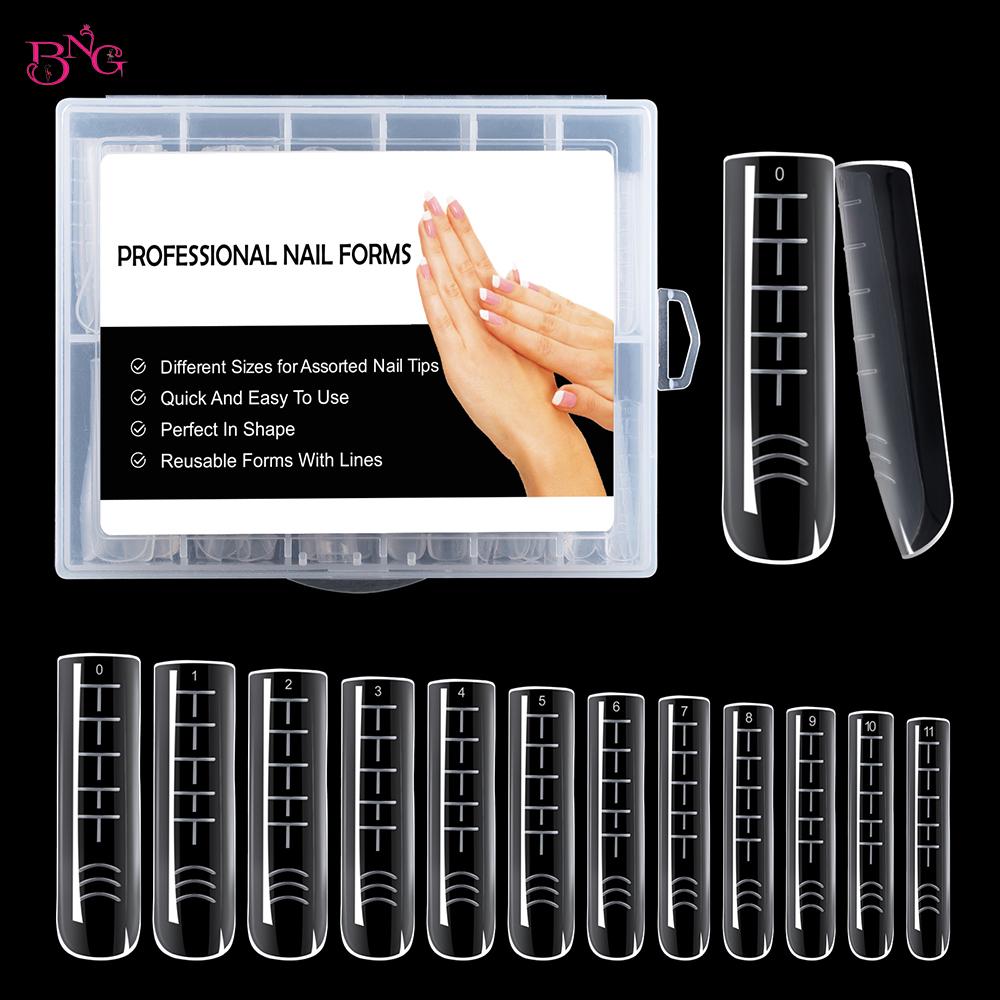 Best of Poly Nail Gel Dual Forms Nail Builder Extension Gel Top Mold Clear Full Cover Square False Nail Tips With Scale Manicure Tools Reviews & Tips