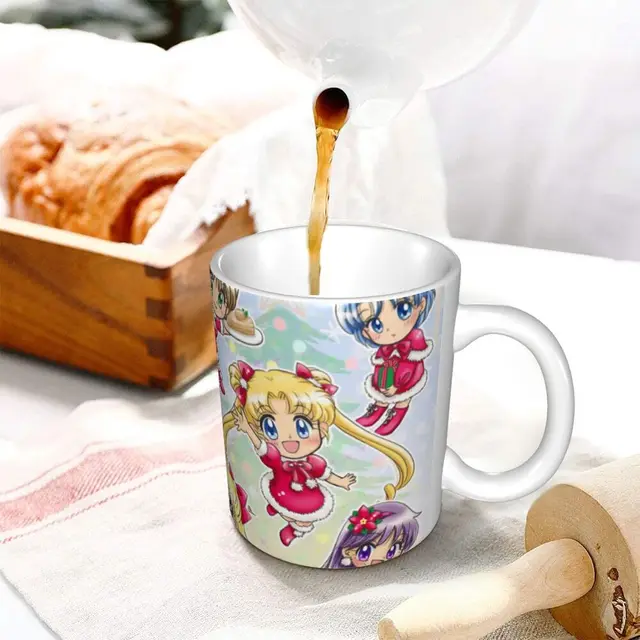  HGHGHG Sailor Moon - Taza de café cambiante de color