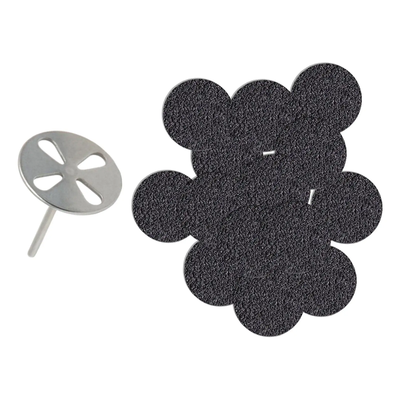 100 Pieces 25mm Sand Papers Sanding Disc Bit Sandpaper Replacement for Electric Foot File Hard Skin Dead Skin Foot Tool