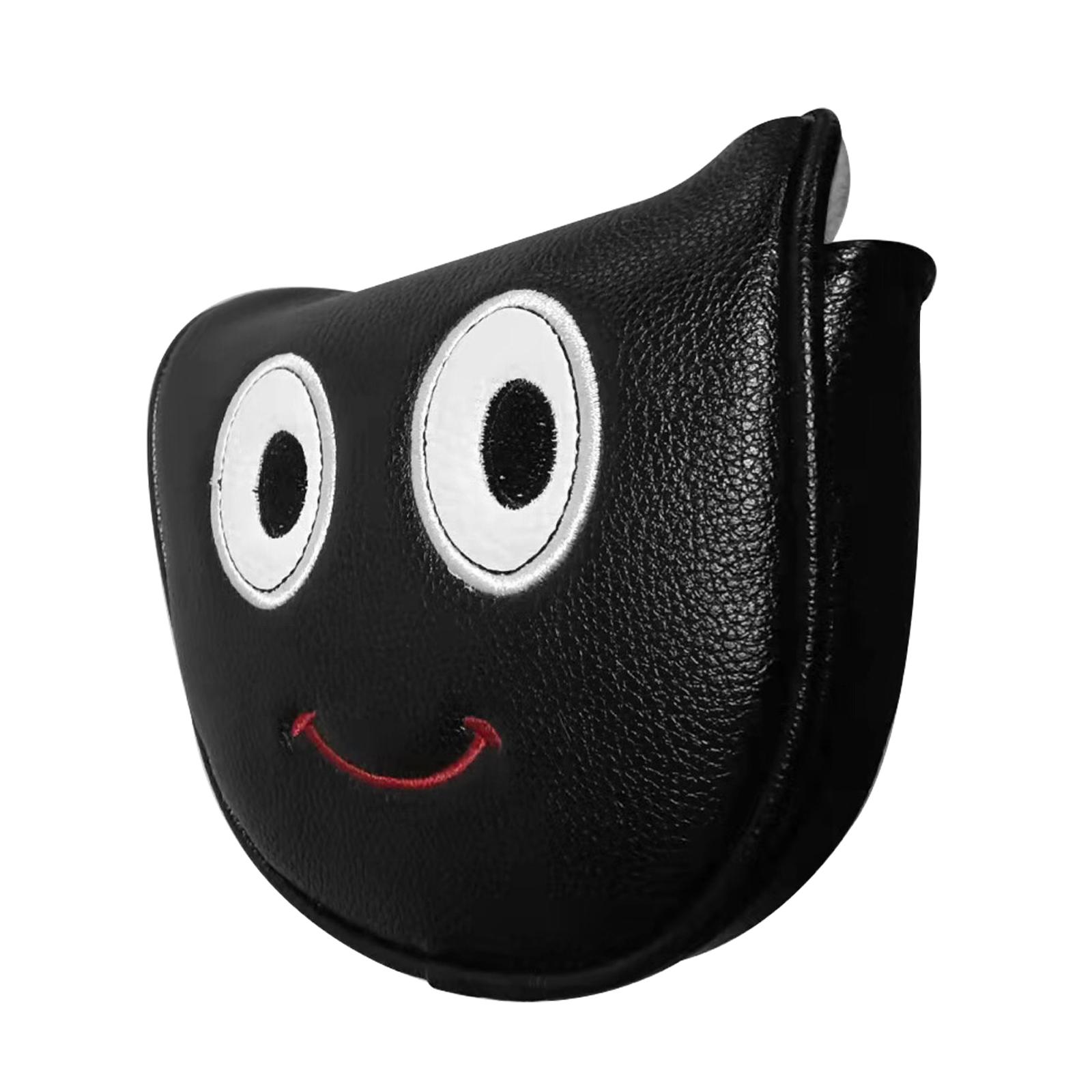 Golf Mallet Putter Headcover with Magnet Closure Accessories Guard Fits All Brands Shafted PU Gear for Golfer Player Women Tour