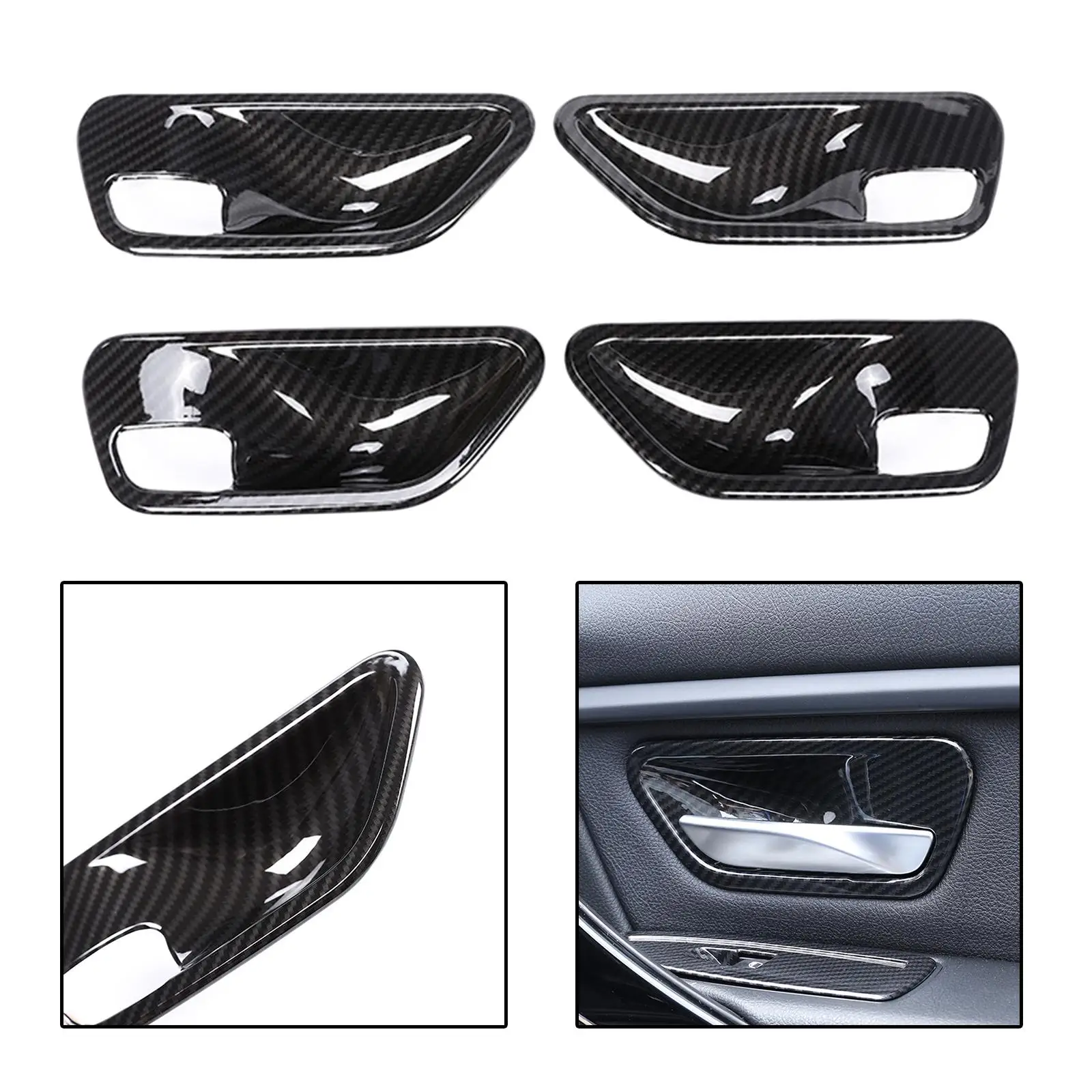 Inner handle for door Cover, Inner handle for door Bowl Cover, Decoration Cover, for bmw  Accessories Durable