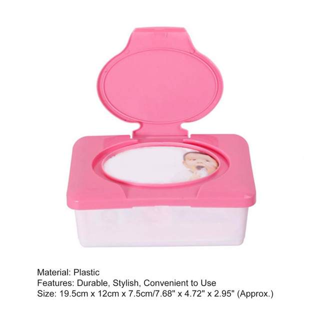 Boîte à Lingettes Humides Réutilisable - Distributeur Portable Pour Maison, Bureau Ou Voiture