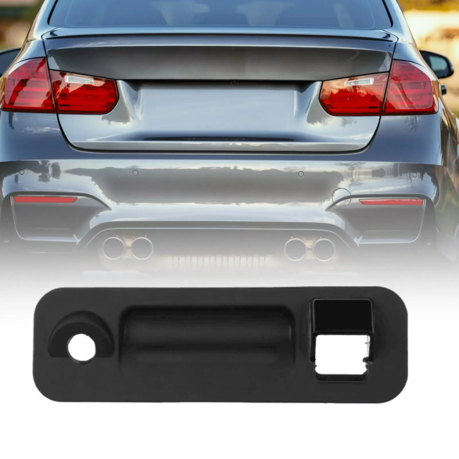 Outside Trunk Lid Lock Handle Plastic Fit for Hyundai Sonata 15-17 ACC Replace Parts
