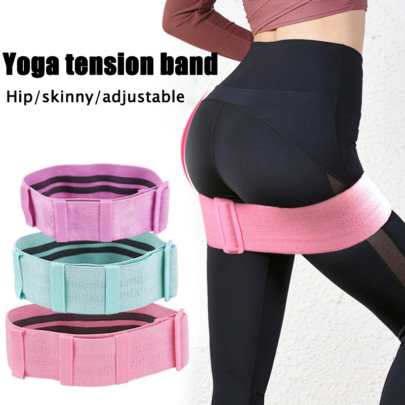 NEUE Einstellbare Booty Hüfte Glute Band Widerstand Anti-slip für Home Fitness Workout – Detail 6