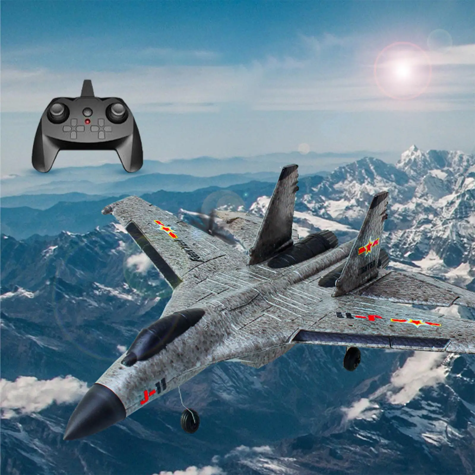 Simulation 2.4G Remote Control Aircraft Outdoor Toy for Adults Beginners