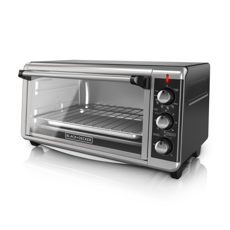 Title 1, BLACK+DECKER 8 Slice Extra-Wide Stainless Steel...