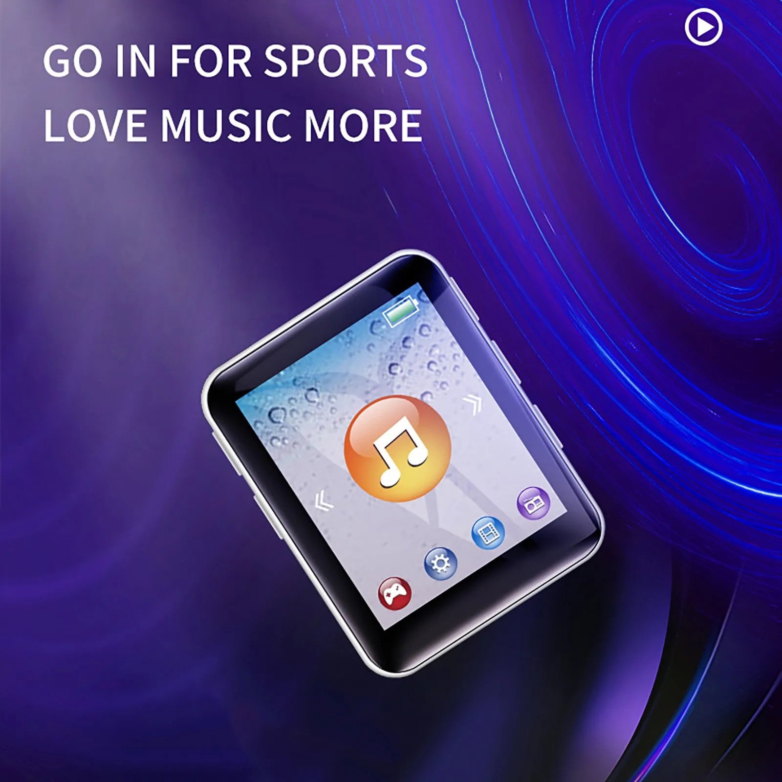 MP3 Music Player Mini MP3 1.77 Inch Touch Screen MP3 Player Support FM Radio Recording E-book Fashion Sports Student Walkman