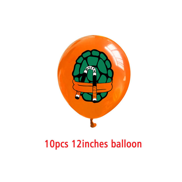 Palloncini in lattice Tartarughe Ninja - 8 pz. per 3,75 €