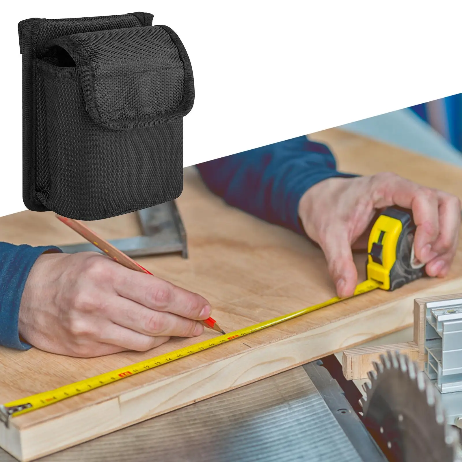 Tape Measure Holder Maintenance Tool Bag Durable Multifunctional Electrician Storage Bag Hardware Tools Pouch Carpenter