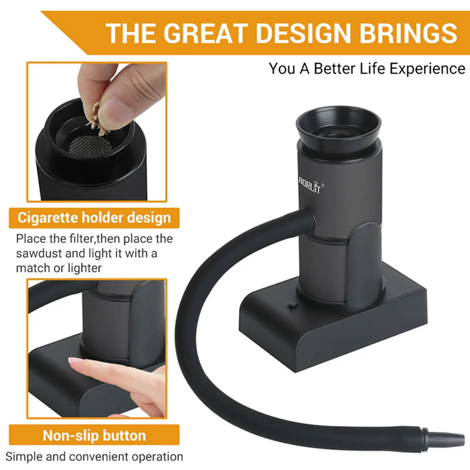 Portable Food Smoker Handheld Smoking Smoke Infuser for Cocktail Food Drinks