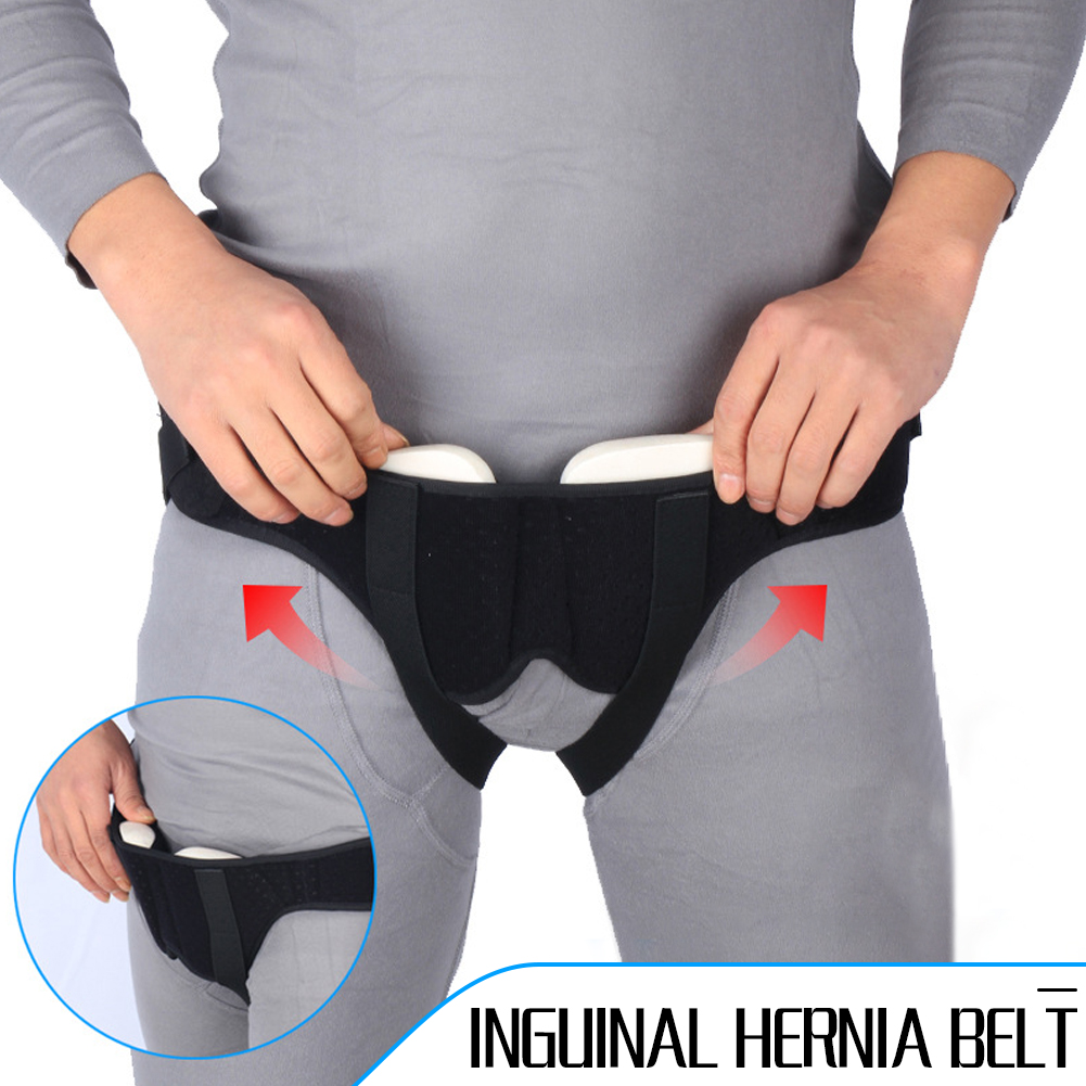 Best of Adult Hernia Pain Relief Recovery Belt Man Inguinal Groin Support Inflatable Hernia Bag With 2 Removable Compression Pads Care Reviews & Tips