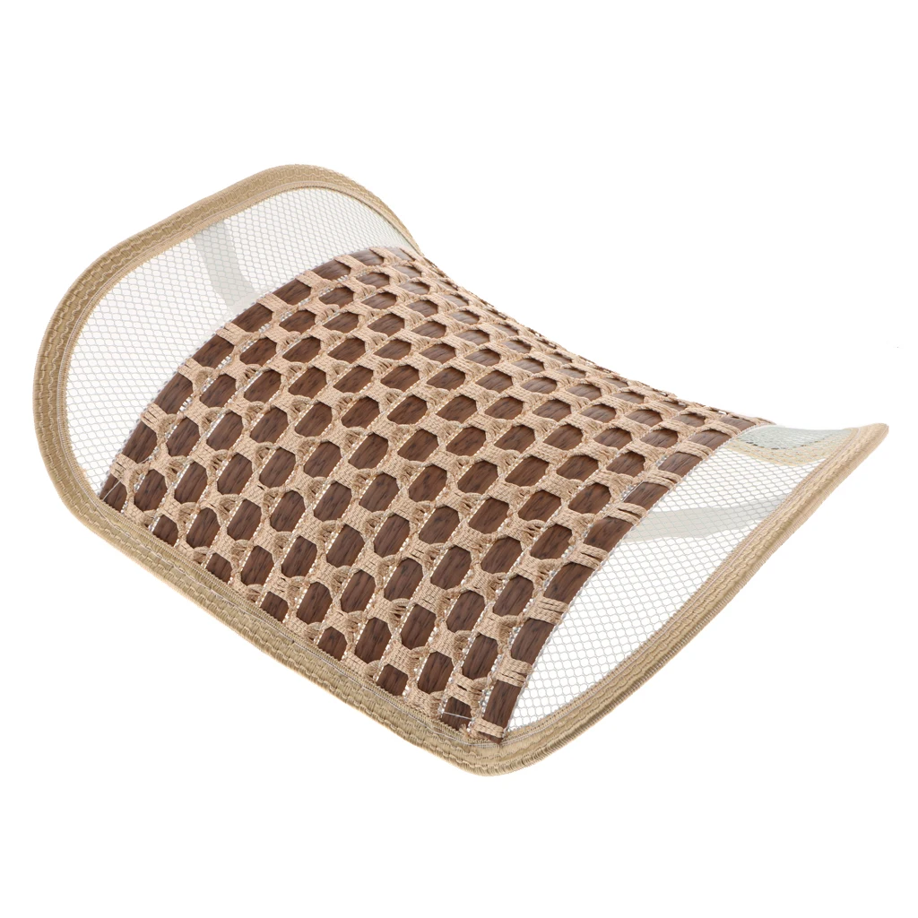 Backrest Back Support Cool Vent Cushion For Car Home Office Trip Made of Rattan and Viscose Fiber