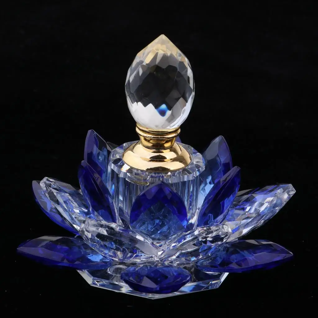 Blue Perfume Bottles Womens Girl Bedroom Accessory Gift 5ml