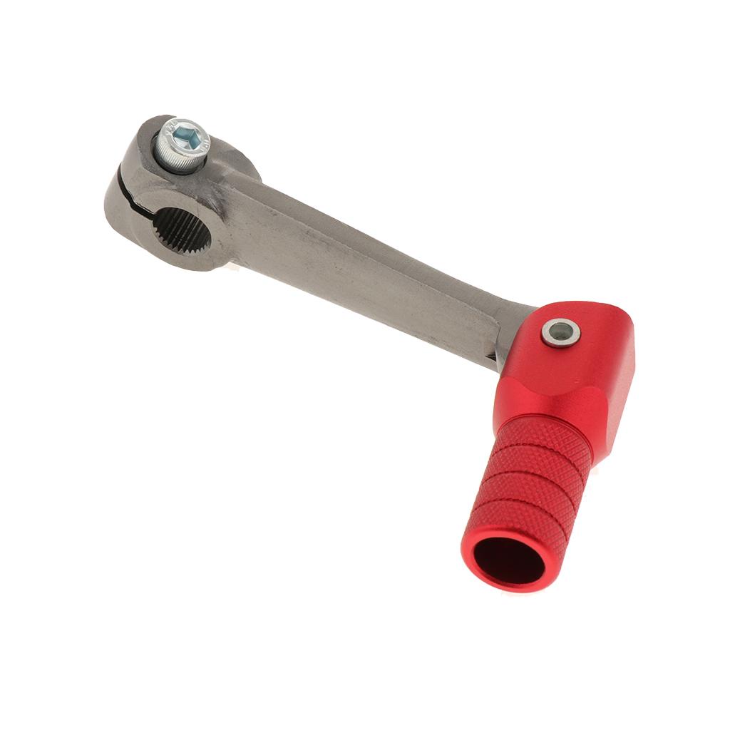 Folding 11mm Short Gear Shifter Lever for 50 70 90 110cc etc Red