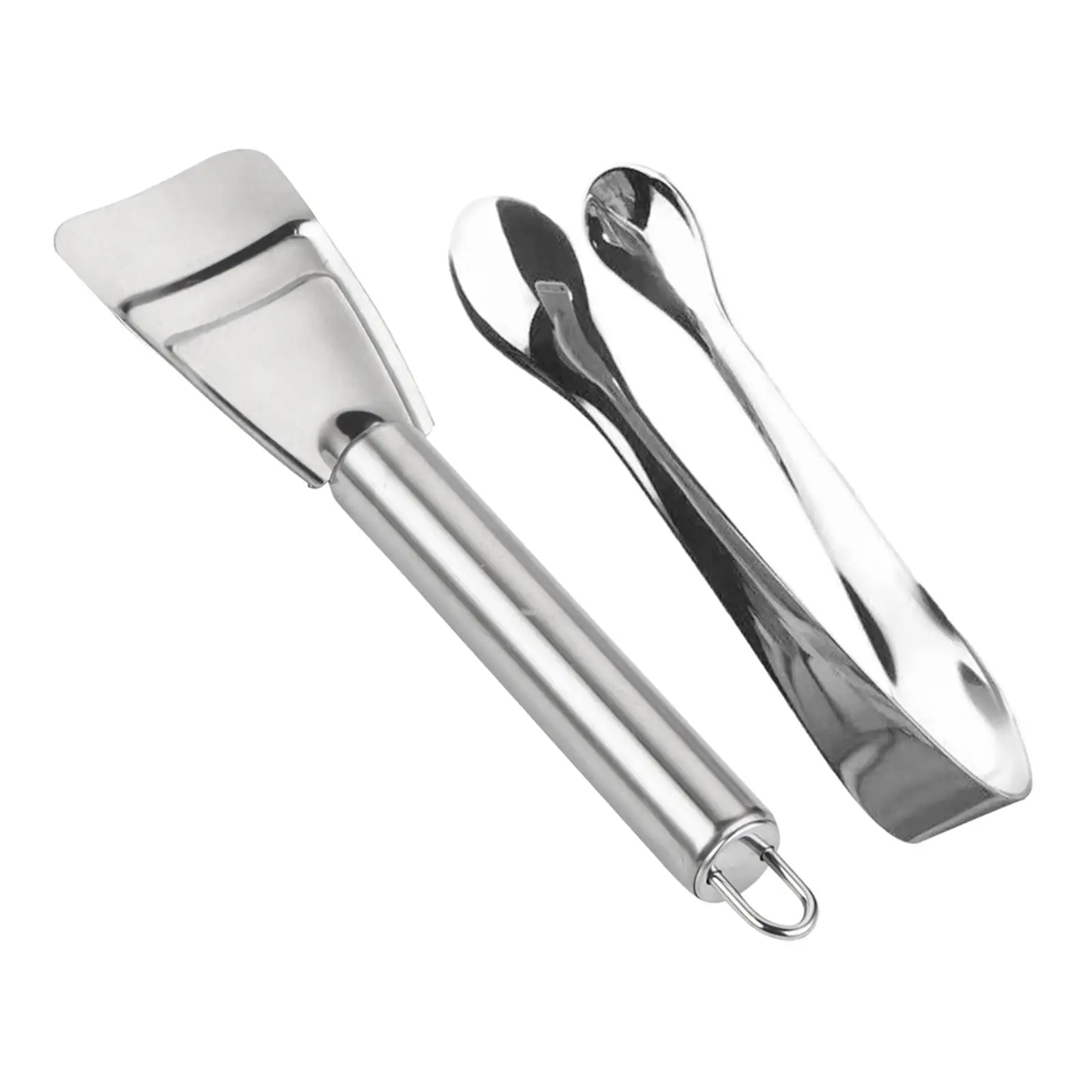 Ice Scooper and Ice Tongs Set Candy Spade Versatile Kitchen Scooper and Tongs Kitchen Serving Tongs Set for Buffet Restaurant