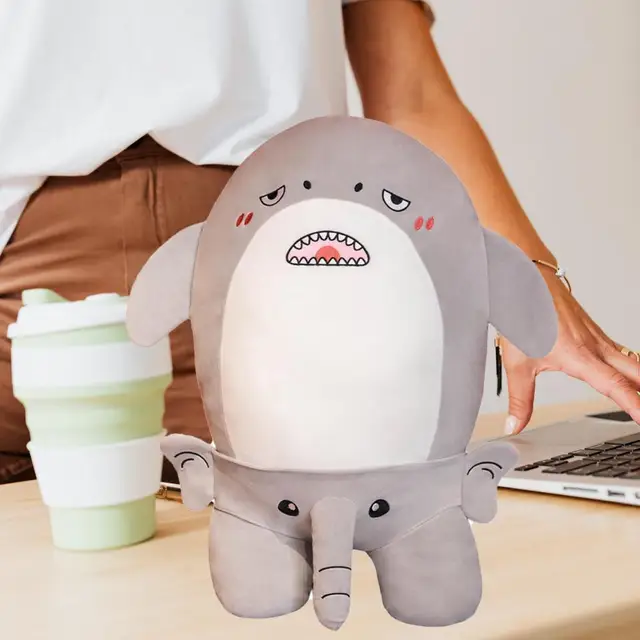 Lovely Plush Shark Toy Adorable Plush Shark Pillow Elephant Pants