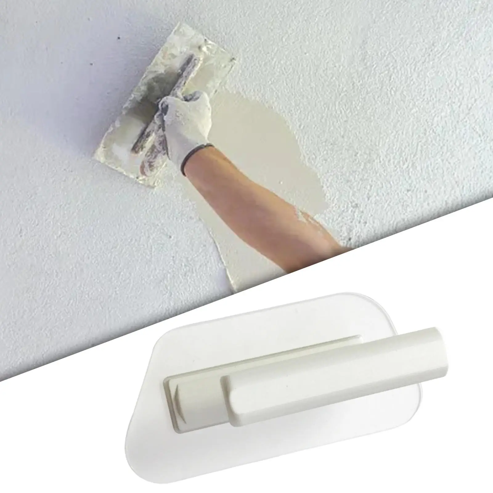 Finisher Plastering Trowel Multifunction Clear Polygon for Cement Wall Decoration Plastering Drywall Filling Removing Wallpaper