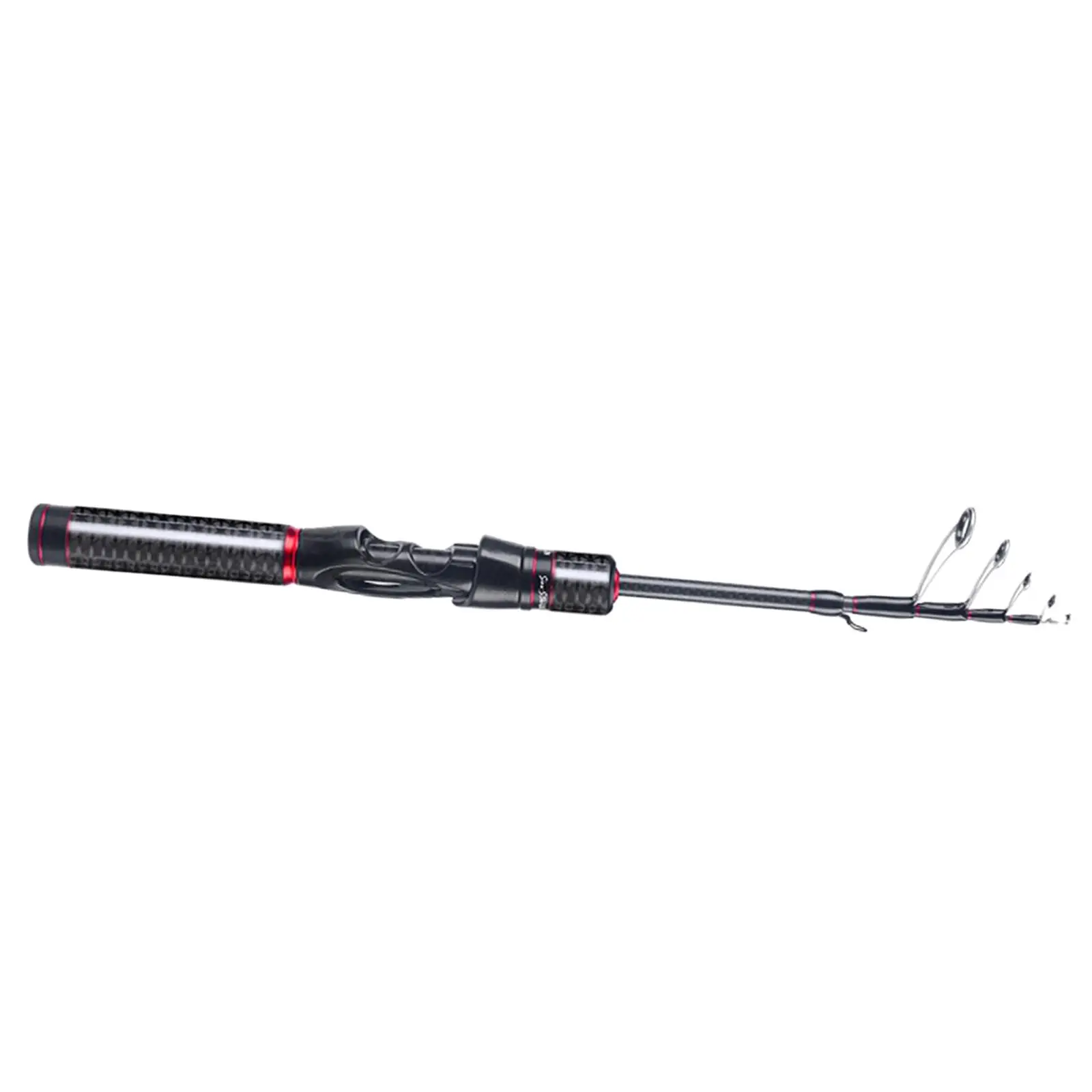 Carbon Fiber Fishing Rod, Telescopic Fishing Pole Fish Rod Retractable Handle, Fishing Tool for Salmon Bass Carp Trout