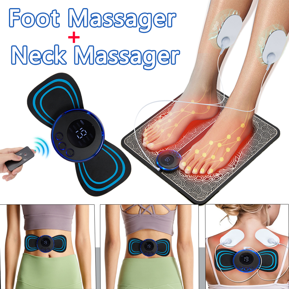 Best of Electric EMS Foot Massager Pad Foldable Massage Mat Muscle Stimulation Relief Pain Relax Feet Pulse Muscle Stimulator Reviews & Tips