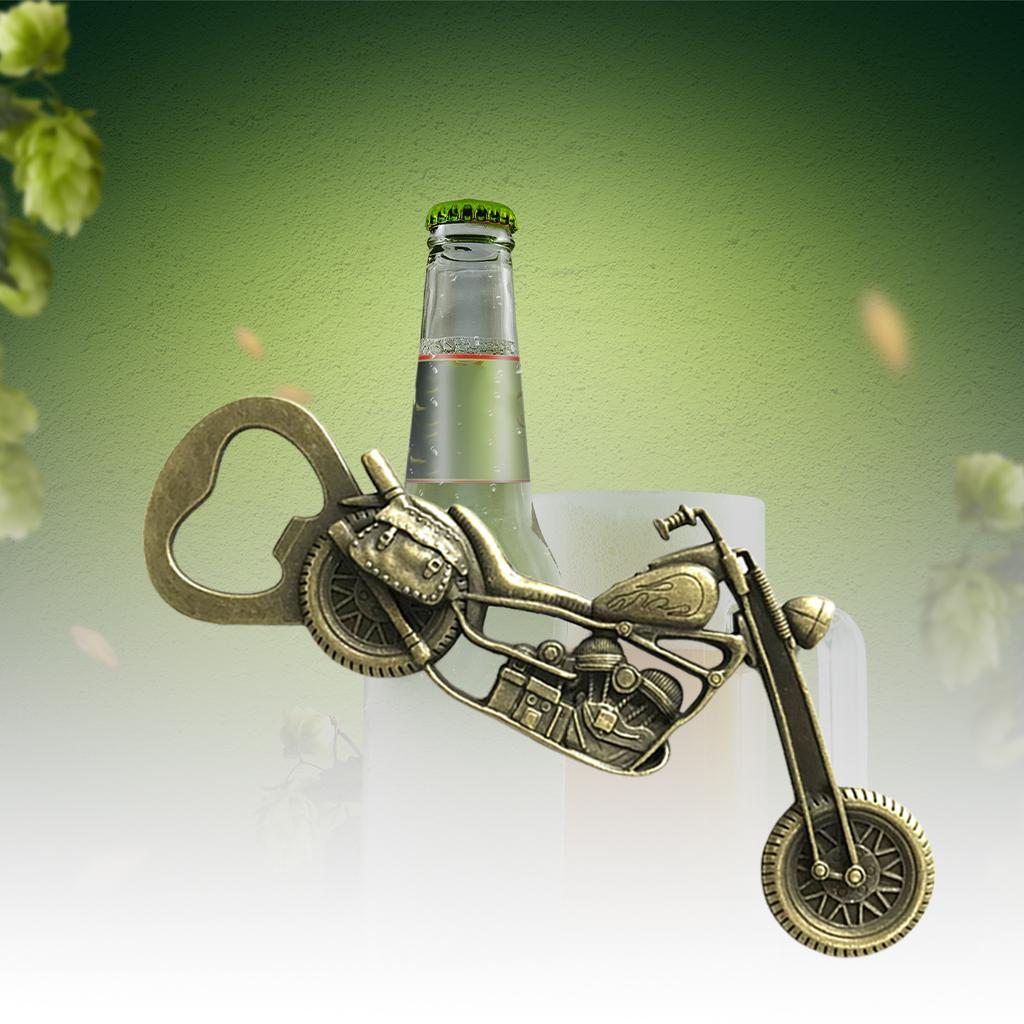 Cool Motorcycle Bottle Opener Zinc Alloy Beer Bottle Opener for Boyfriend Grandpa Dad Husband Christmas Birthday Presents