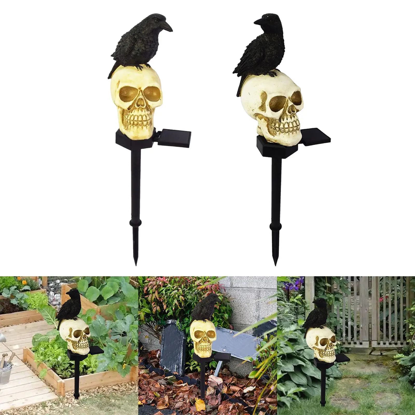 Novelty Garden Light with Stake Waterproof Night Lamp Landscape Lamp Stake Light Path Lighting for Lawn Halloween Pathway Patio