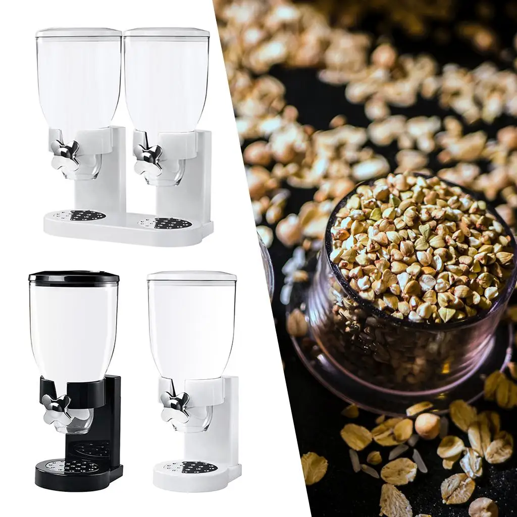 Cereal Dispenser ? Large Container with  - Keeps Cereal Oats Nuts Rice Sweets  Crunchy and Fresh  to 