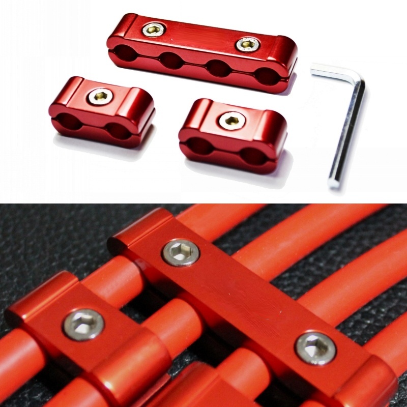 Auto Zündkerze elektrische Draht klemme Trenn leitung Zünd kabel Clip Auto Dekoration 3 stücke für 8mm/9mm/10mm Zubehör – Detail 3