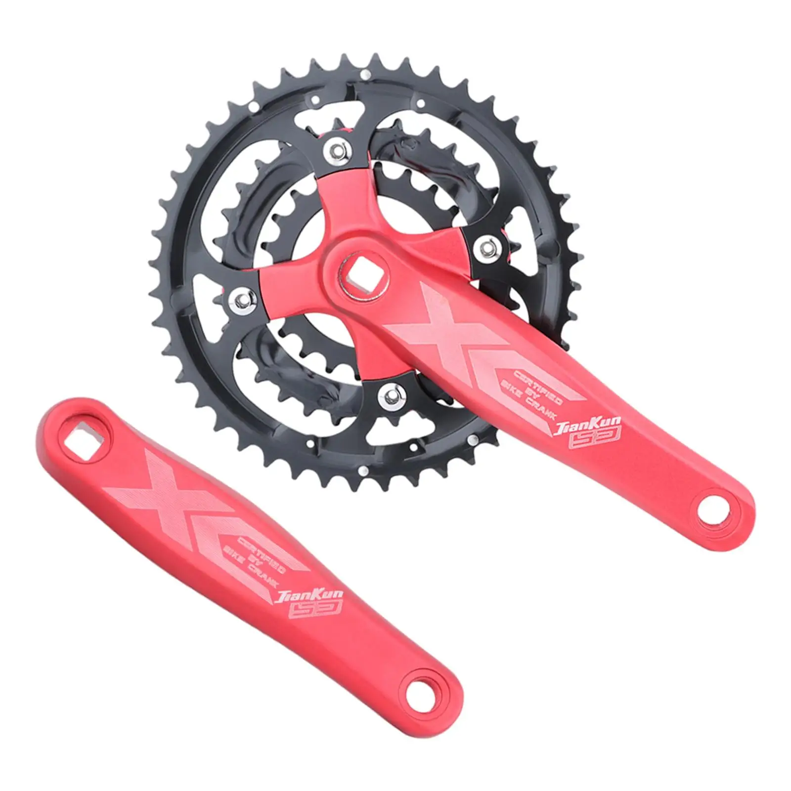 170mm Bicycle Crankset Sprocket 8 9 Speed 22 24 27 32 44T Arm for Folding