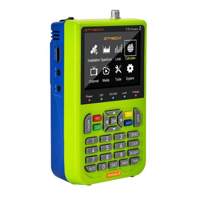 V8 Finder 2 Digital Satellite Finder Dvb-s2x/s2/s Mpeg-2/mpeg-4  Hd-compatible 5000mah 3.5inches Satellite Signal Strength Meter - Satellite  Tv Receiver - AliExpress