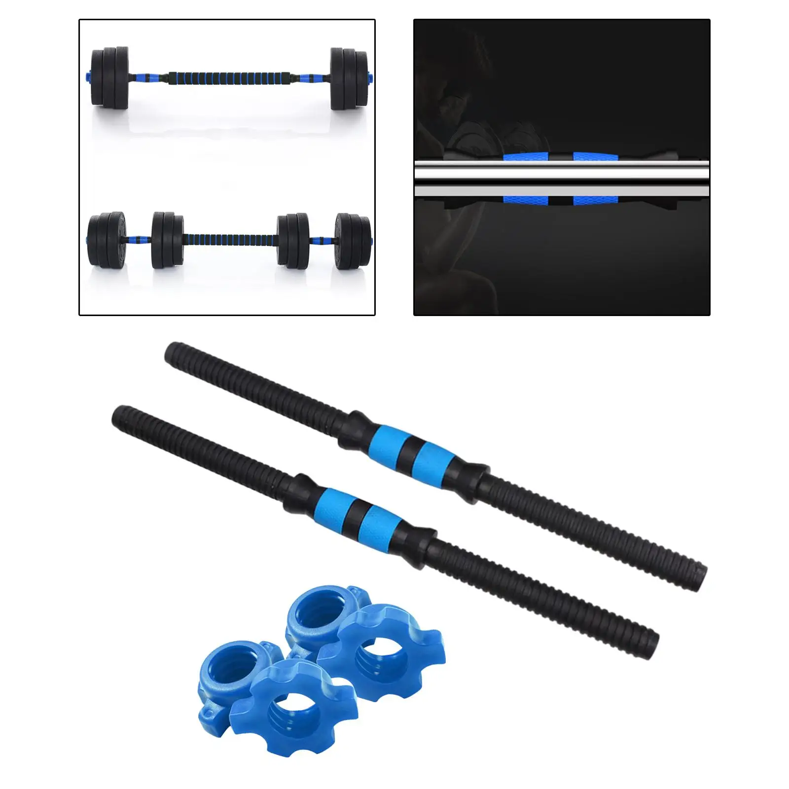 Dumbbells Barbell Set Adjustable Practical Steel Barbell Lifting for Exercise workout and fitness Gym Home