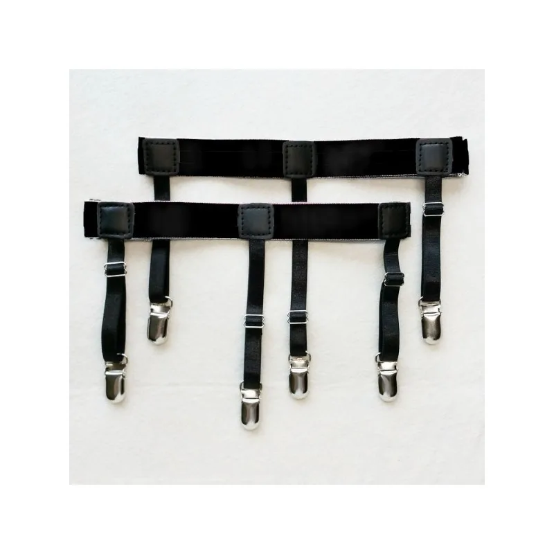 2Pcs Männer Hemd Bleibt Gürtel Nicht-slip Locking Clips Halten Hemd Verschütten Bein Oberschenkel Hosenträger Strumpfbänder Strap Einstellbare verriegelung Schellen – Detail 3