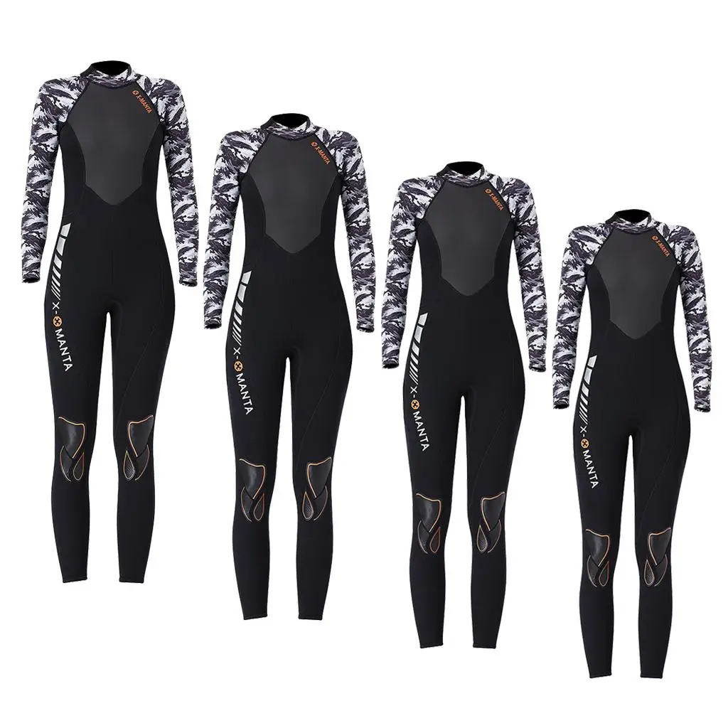 Women` Wetsuits - 3mm Neoprene Wetsuit, Back  S for Diving Surfing Snorkeling Spearfishing  Wet Suit