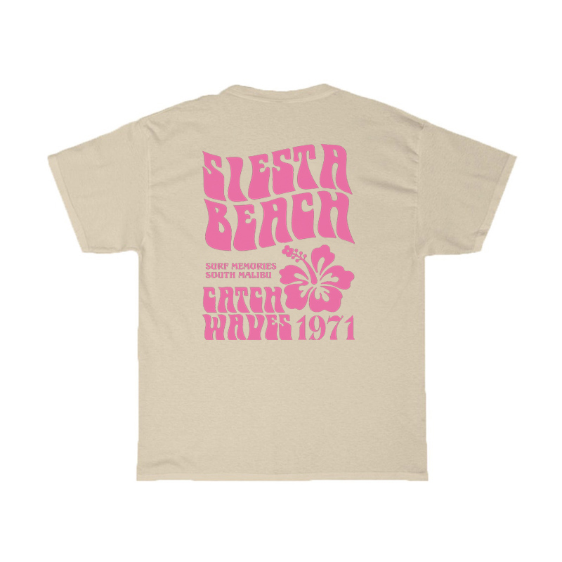 Title 4, 5221 Siesta Beach Lettera Stampa T-shirt da vac...