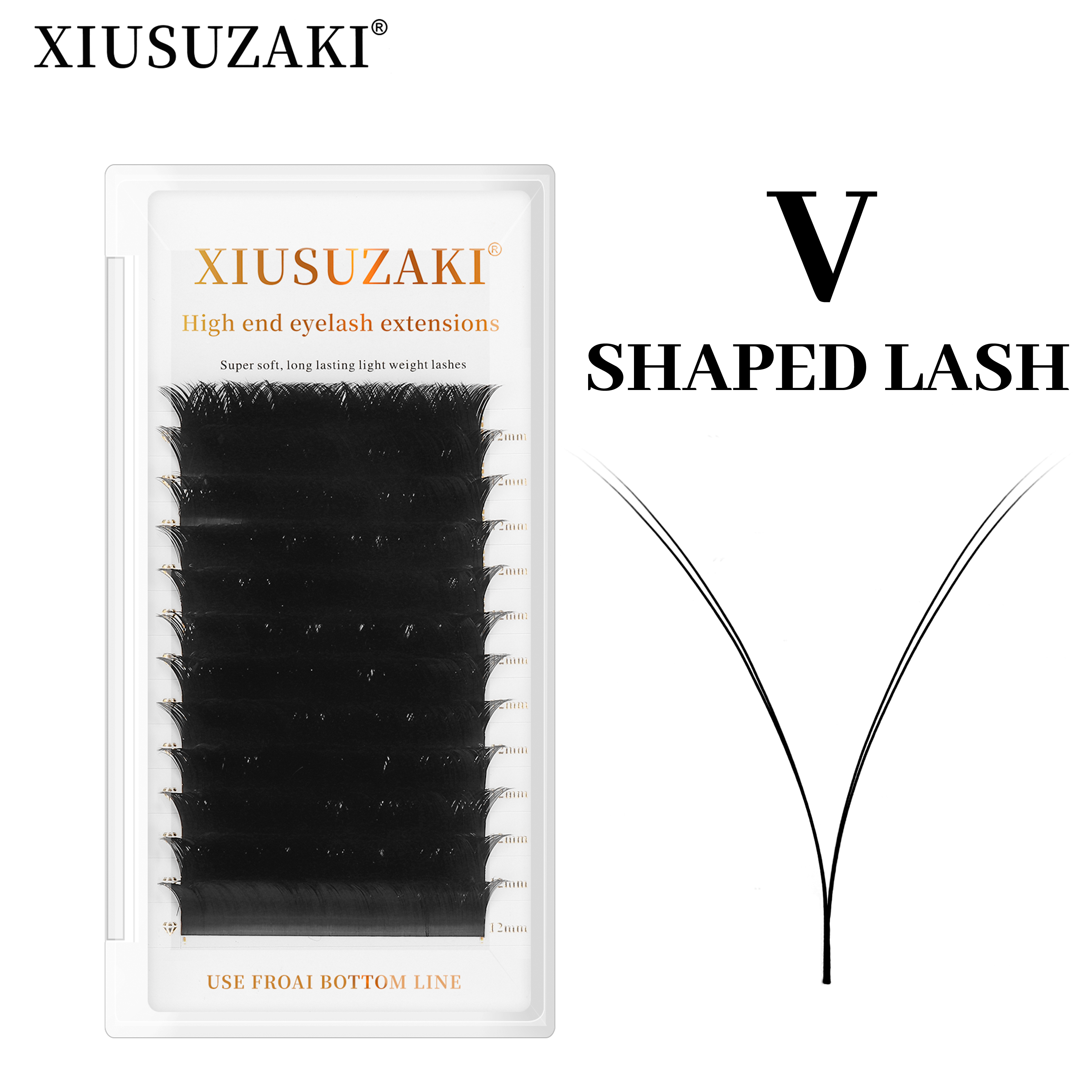 Best of XIUSUZAKI Makeup V Shape Auto-Fans Eyelash Extension Volume Lashes Mega Volume Cílios 0.05mm Easy-Fas Makeup Mesh Net Cross Lash Reviews & Tips