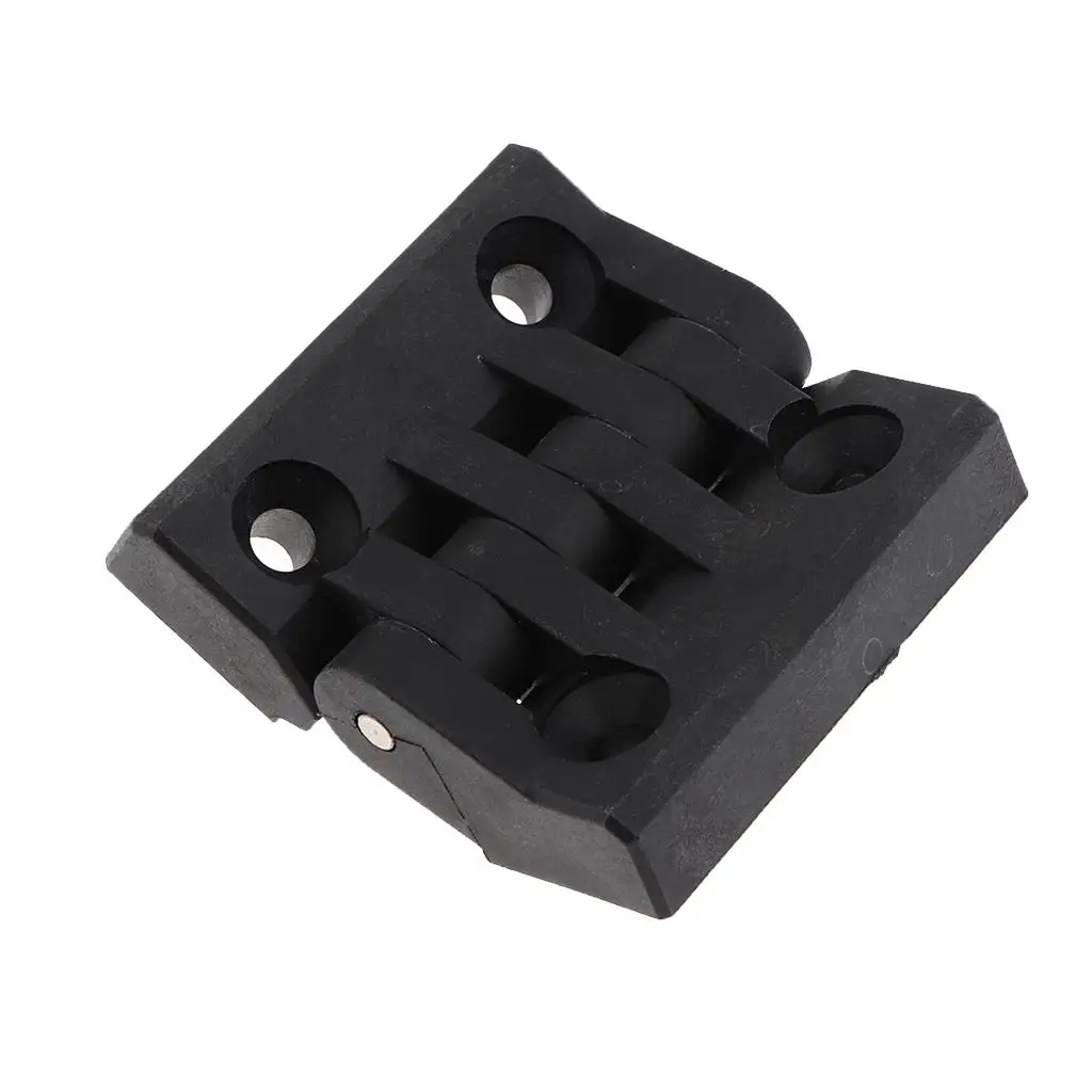 64mm X 64mm 4 Countersunk Holes Adjustable Position Control Hinge, Black