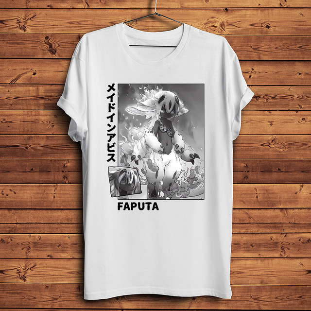 Made in abyss Faputa Unisex anime manga Tshirt | Spiral Notebook