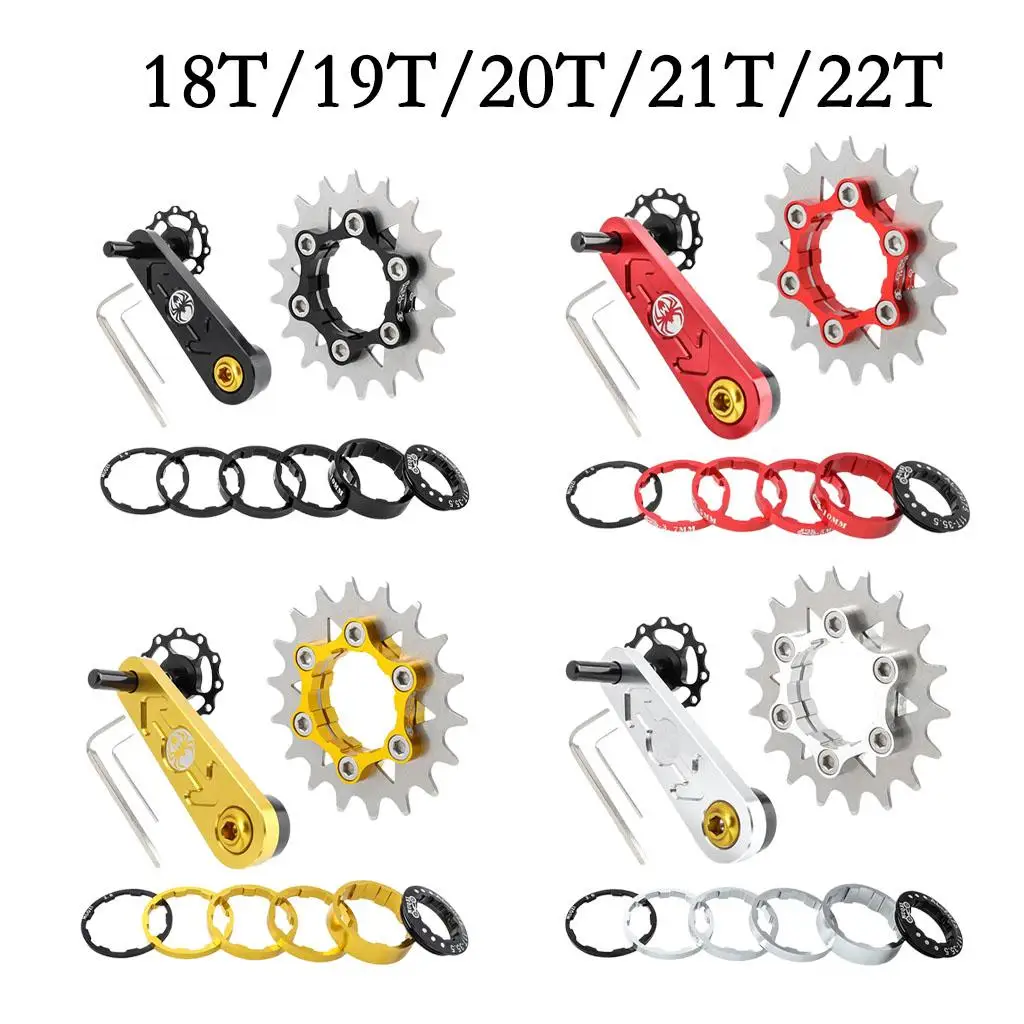 Bike Chain Guide  Bike  Road   Chain Guide Tensioner with Hollowed Design for Single Disc Sprocket