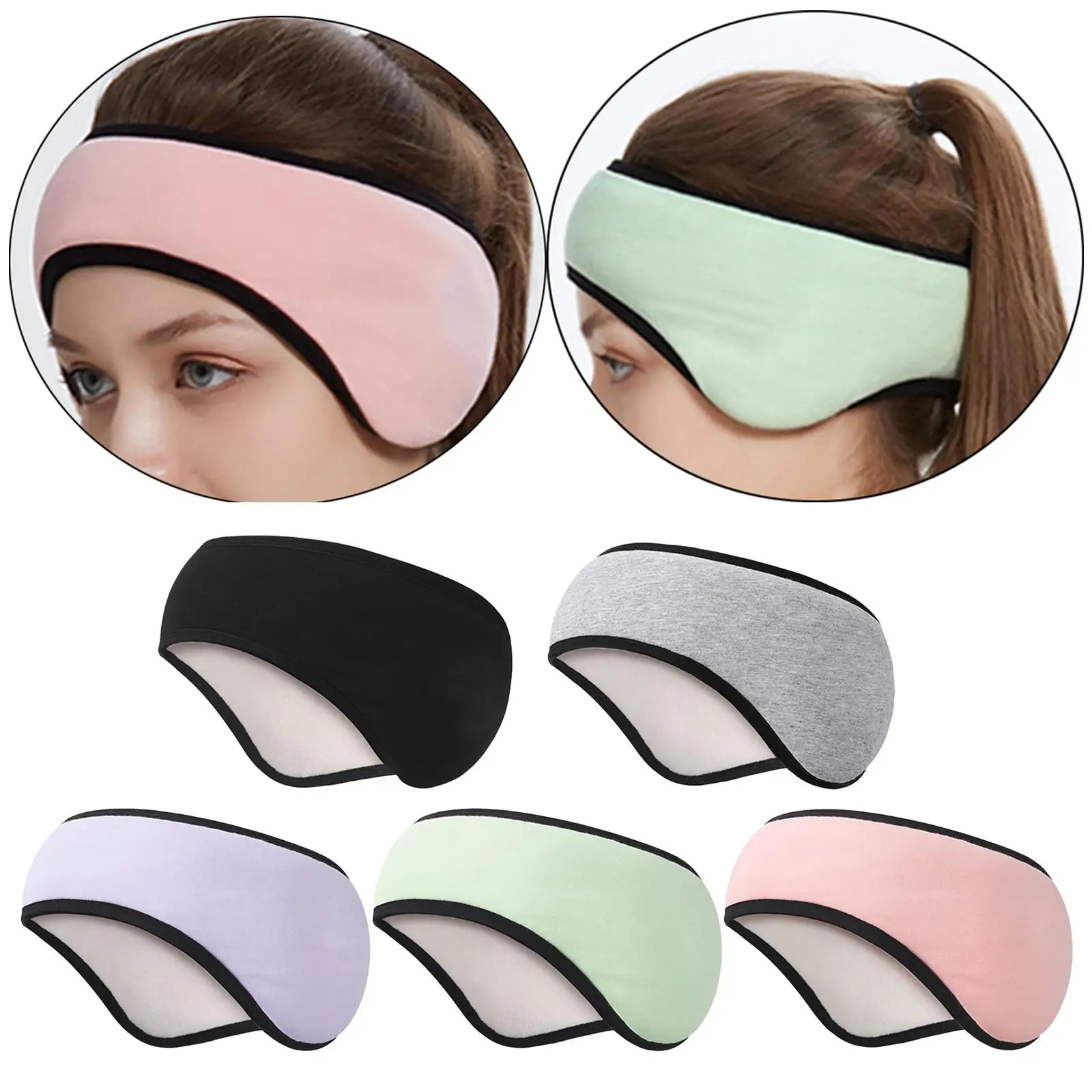Ear Warmers Headband Comfortable Winter Earmuffs Ear Protector for Women Riding Skiing Camping Hiking Travelling