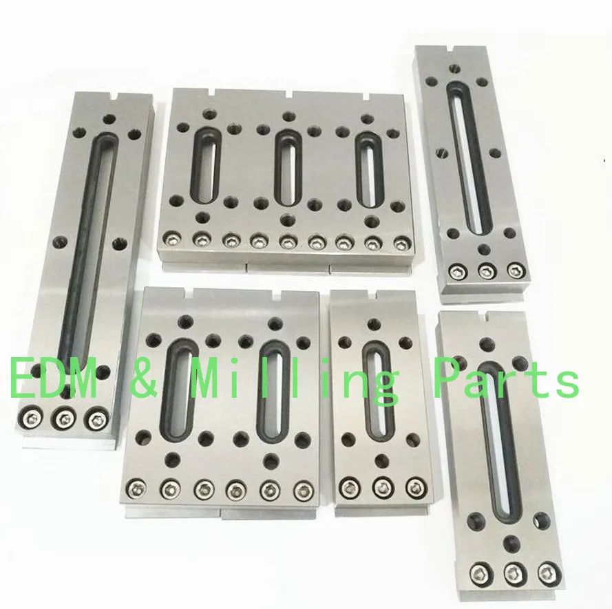 1pc Wire EDM Fixture Board Stainless Jig Tool Fit Clamping And Leveling New 
