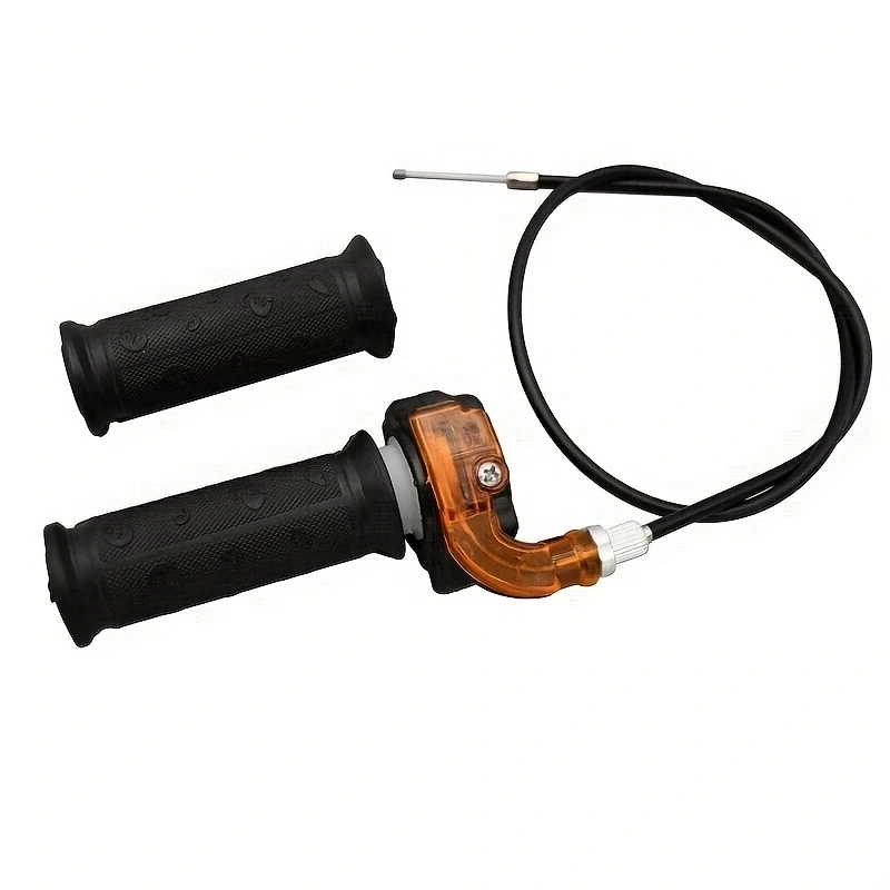 Cable de acelerador giratorio con carcasa naranja