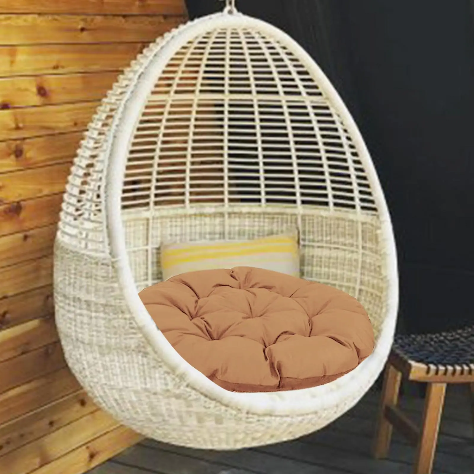 60x60cm Patio Seat Cushion Chair Pads Outdoor Seat Cushion for Hanging Chair Swing Chair Rattan Chairs Indoor Outdoor Hammock