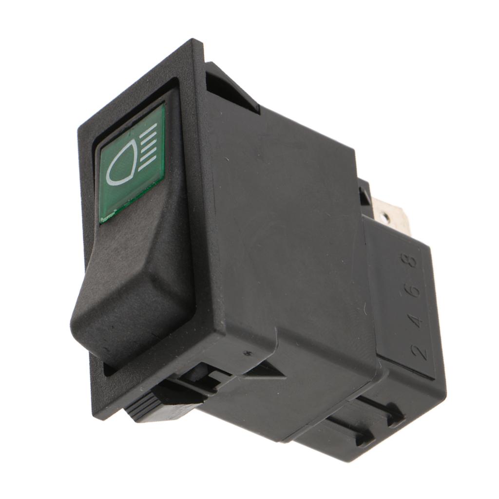 Auto Automotive Bar Rocker Two Button Rocker Toggle Switch For